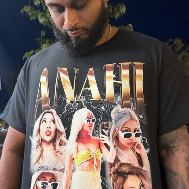 Spersonalizowany Vintage T-shirt ze zdjęciem 💕