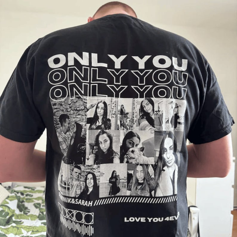 Spersonalizowany T-shirt / Bluza / Bluza z Kapturem „Only You” ze Zdjęciem